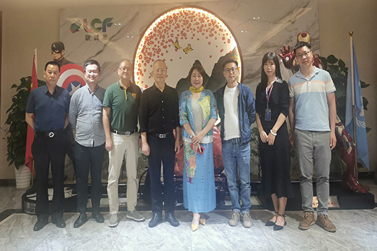 江门国家高新区领导莅临PG国际参观调研