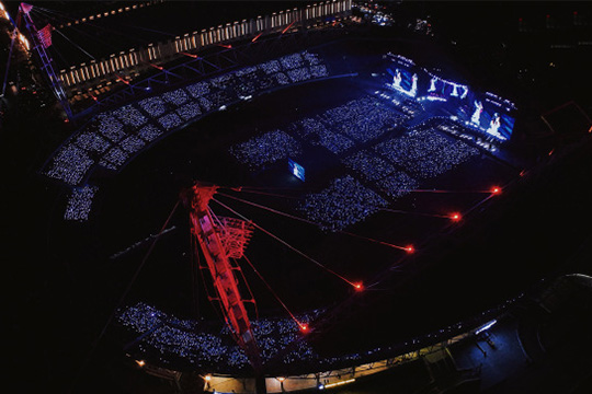 又一舞台奇迹！PG国际LED锥形屏燃爆2024张韶涵巡演现场 