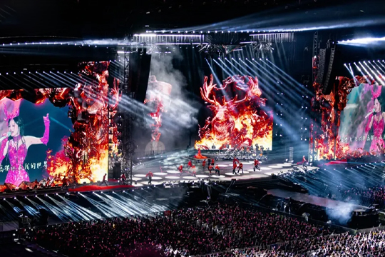 天后回归！PG国际LED巨幕助力张韶涵打造梦幻舞台，唱响哈尔滨！